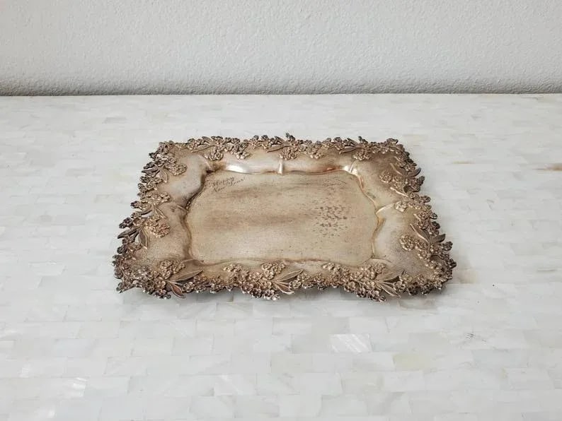 19th Century Redlich & Co Sterling Silver Tray - 2