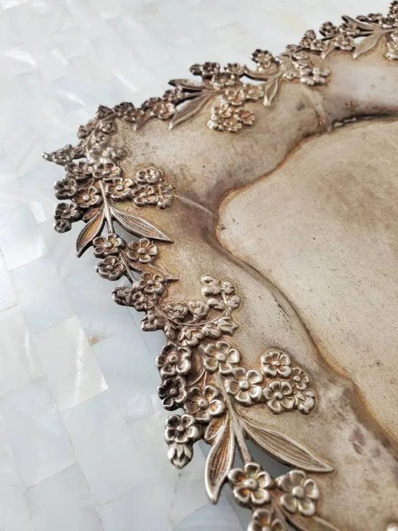 19th Century Redlich & Co Sterling Silver Tray - 4