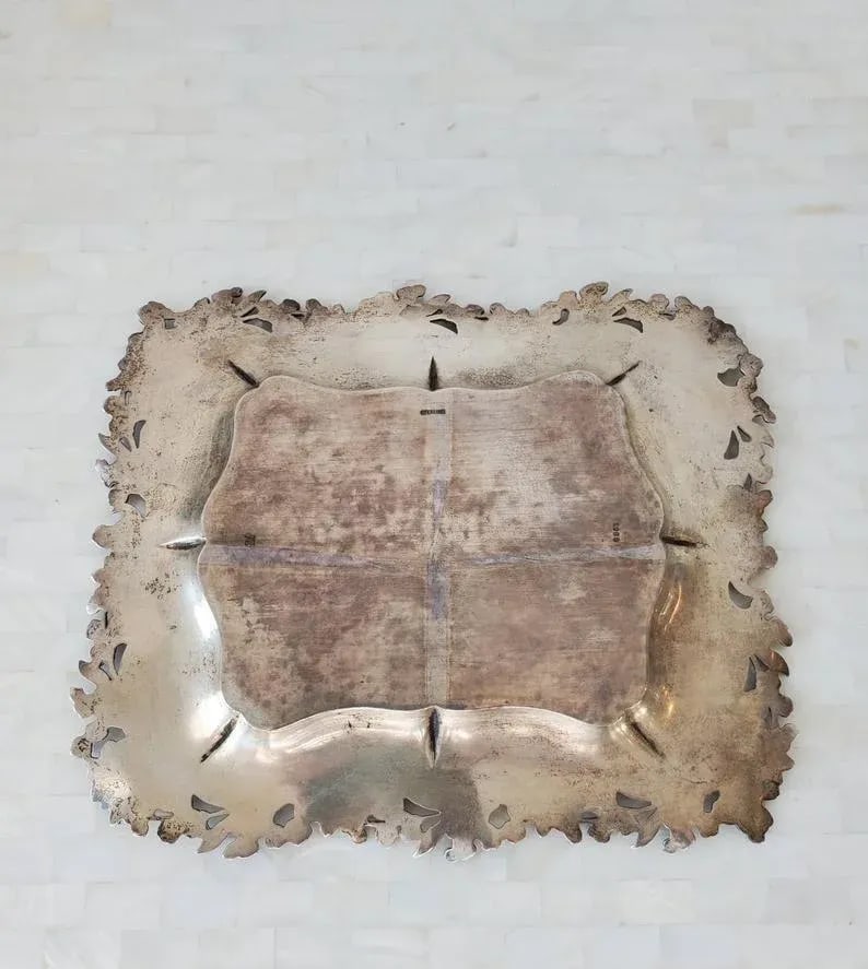 19th Century Redlich & Co Sterling Silver Tray - 8