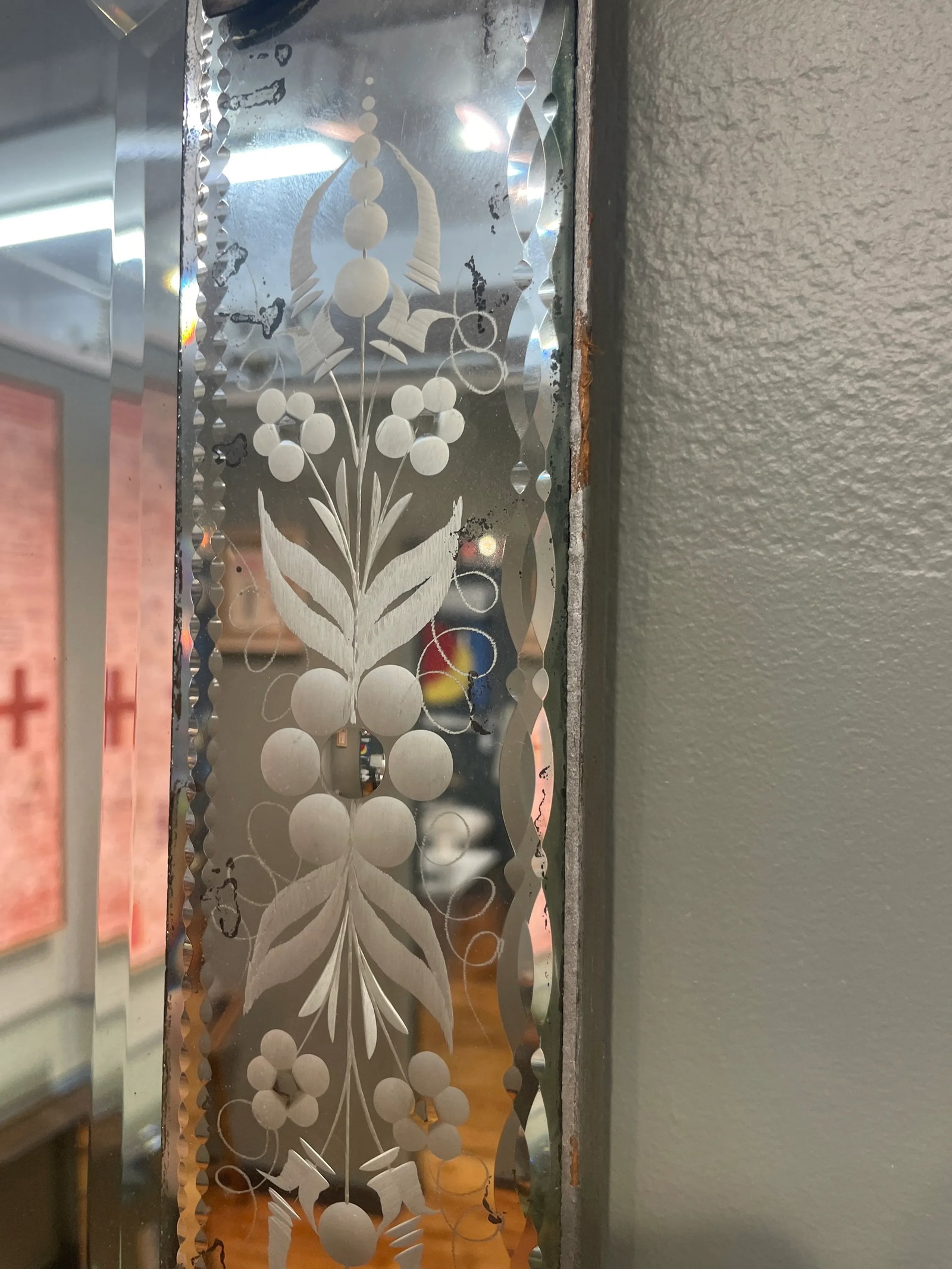 Vintage 1940s Venetian Mirror - 4