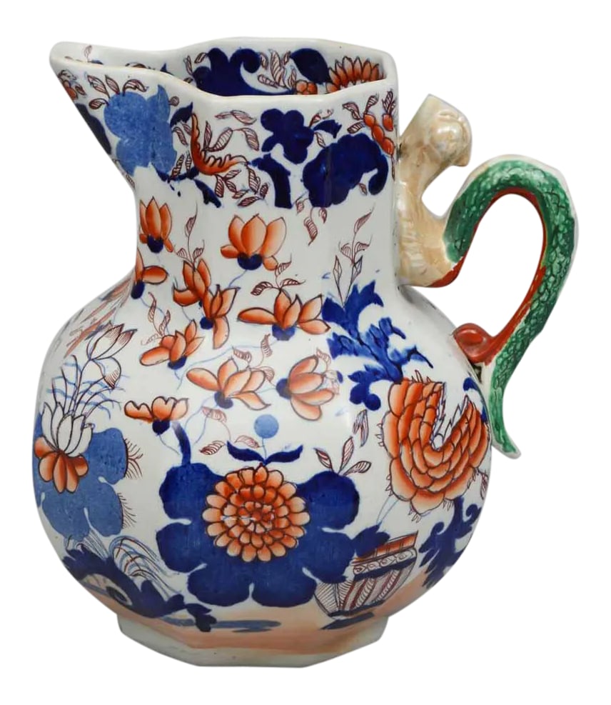 Mason's Style Hydra Ironstone Jug (1 of 4)