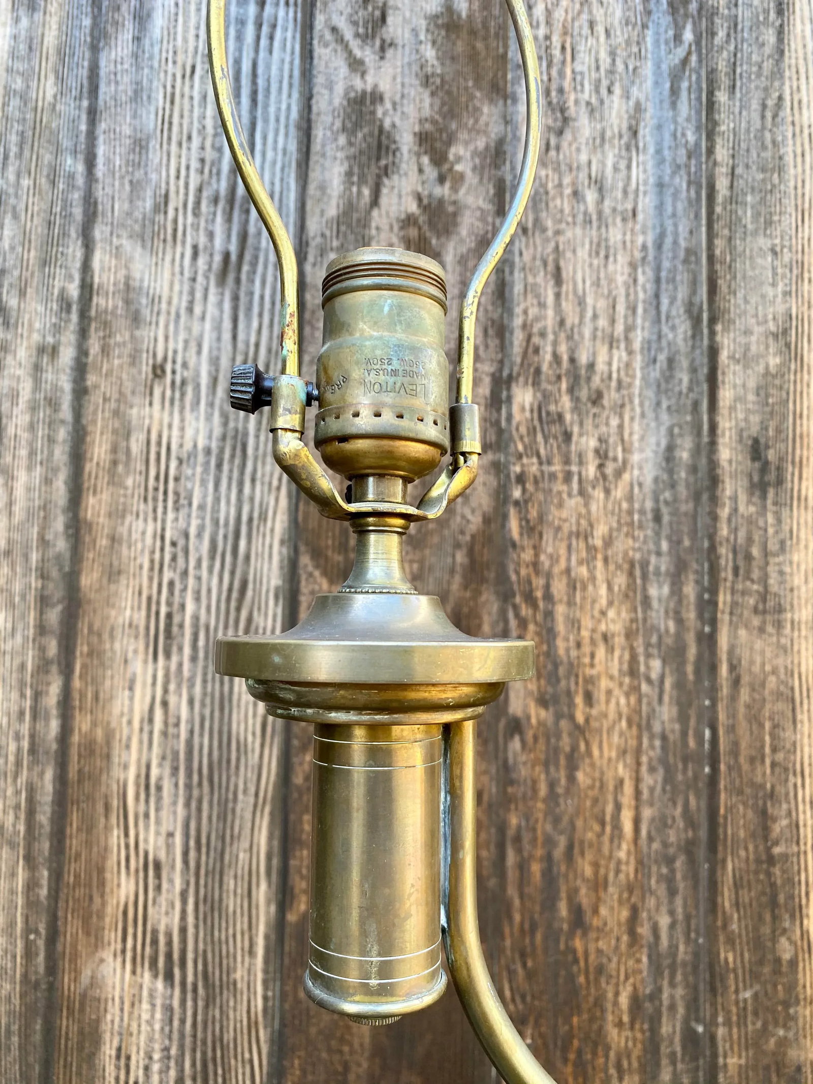Mid-Century Brass Floor Lamp - 11