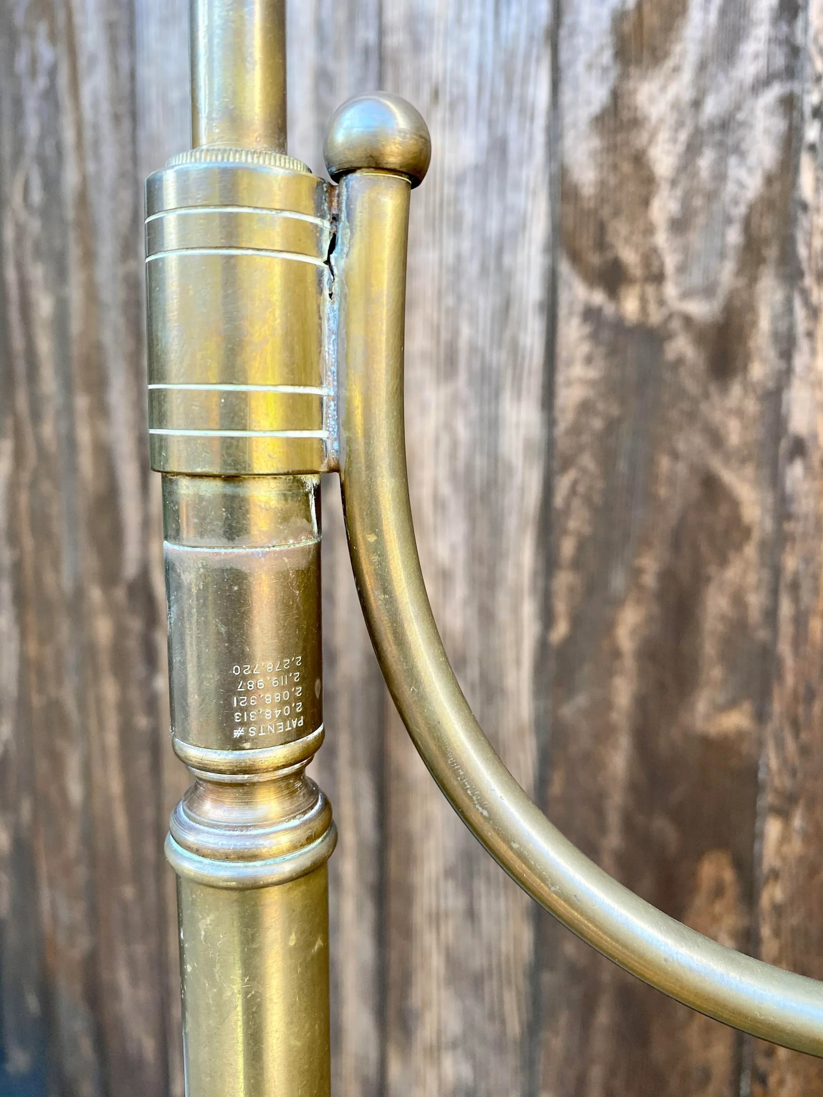 Mid-Century Brass Floor Lamp - 4