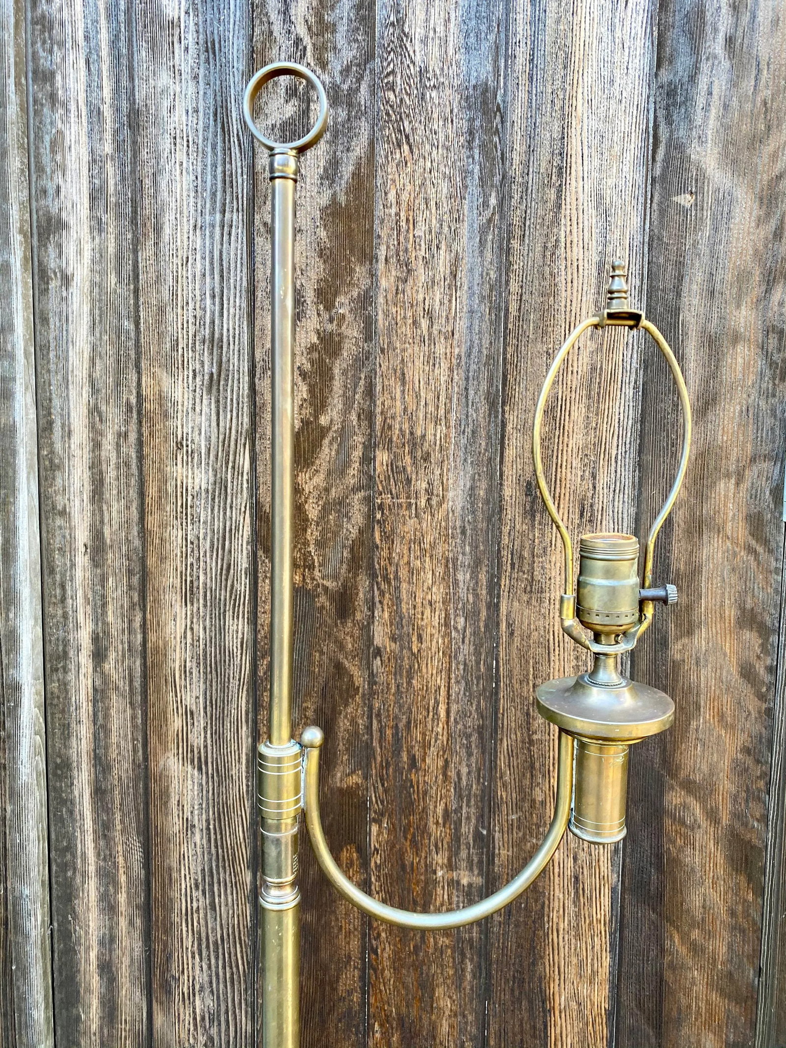 Mid-Century Brass Floor Lamp - 6