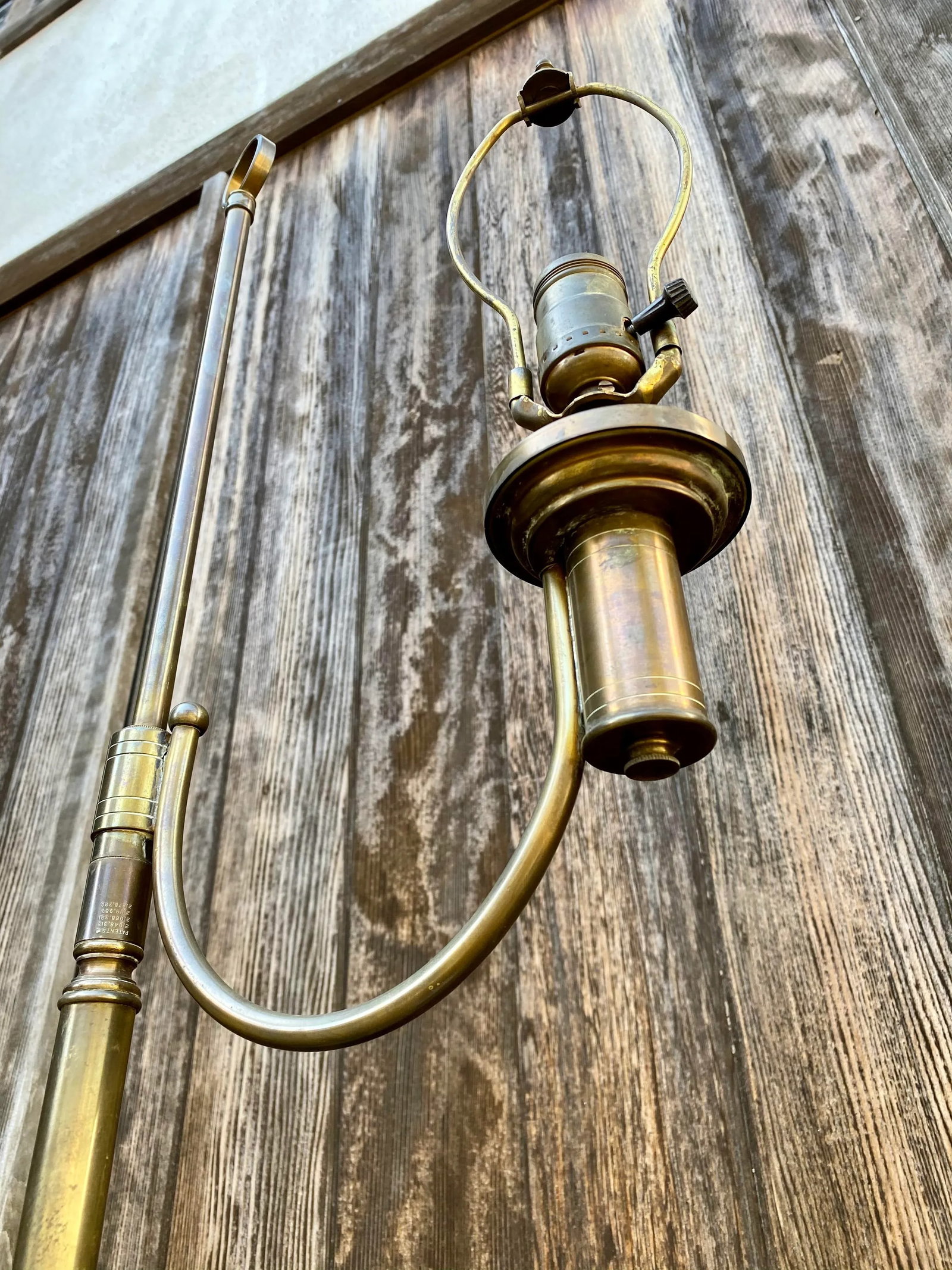 Mid-Century Brass Floor Lamp - 7
