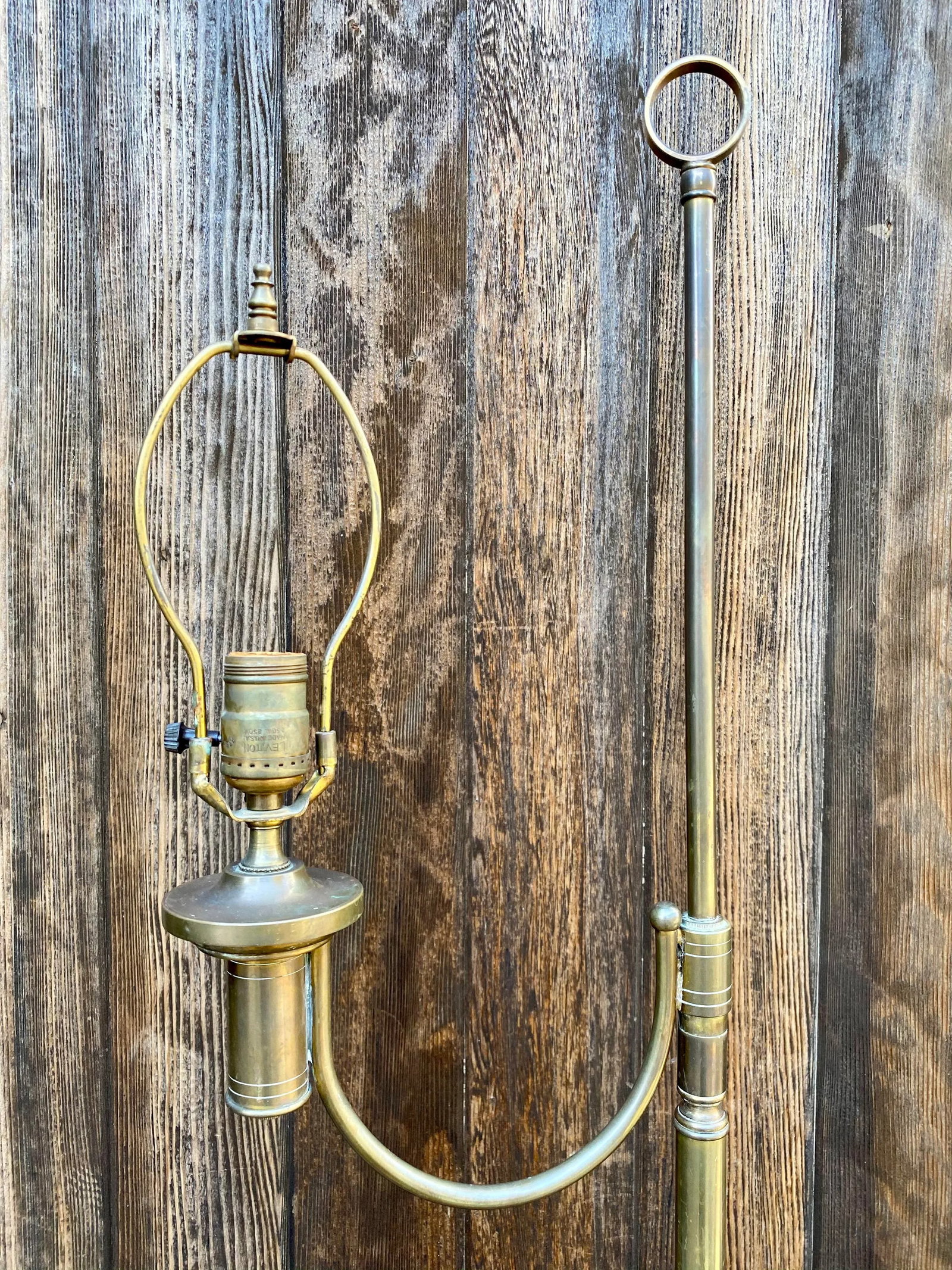 Mid-Century Brass Floor Lamp - 9