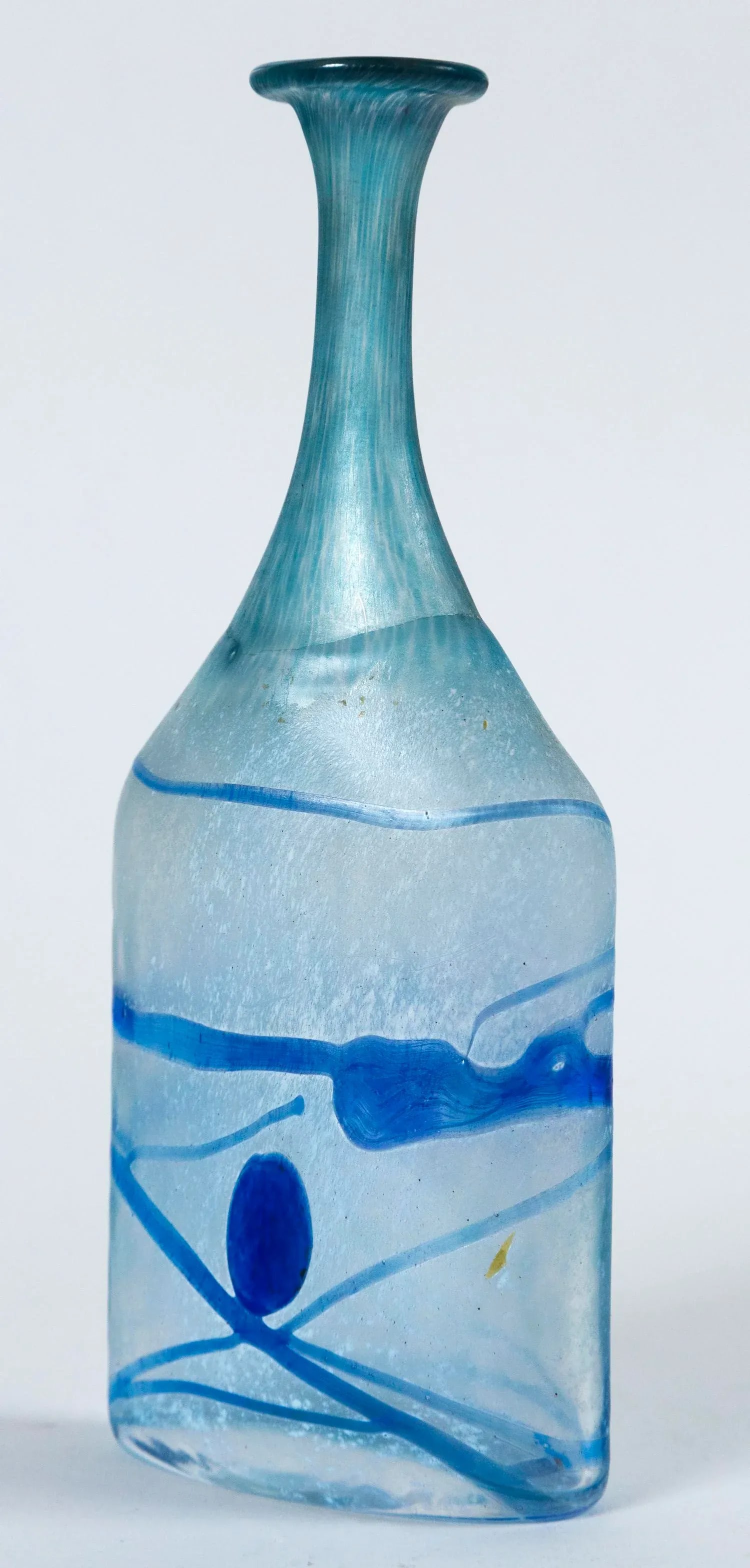 Circa 1970 Art Glass Vase, Bertil Vallien, Kosta Boda, Sweden - 6