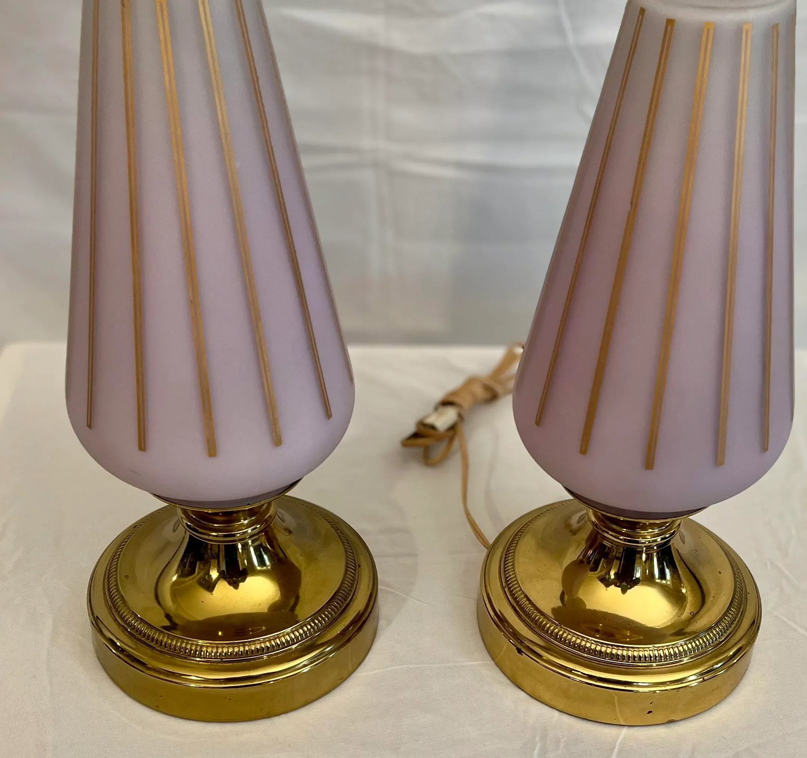 1960s Mid-Century Modern Atomic Table Lamps - A Pair - 2