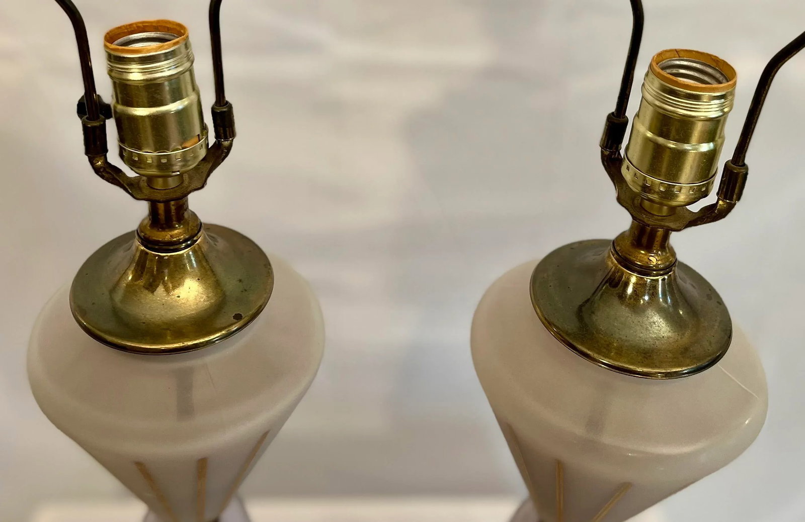 1960s Mid-Century Modern Atomic Table Lamps - A Pair - 4