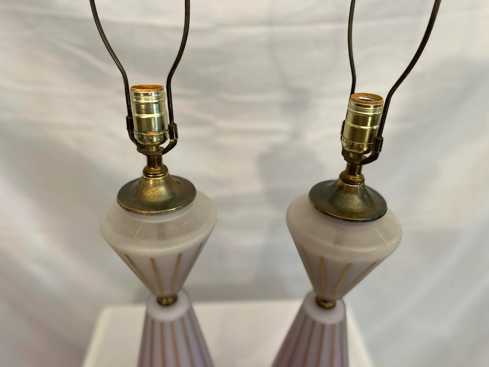 1960s Mid-Century Modern Atomic Table Lamps - A Pair - 6
