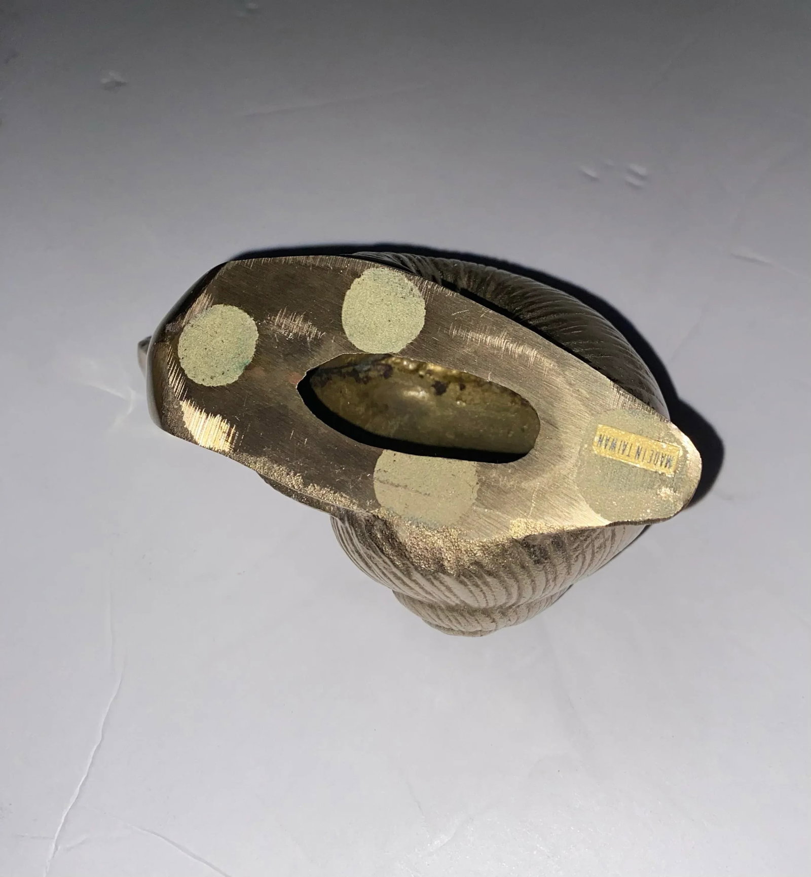 Vintage Brass Snail - 12