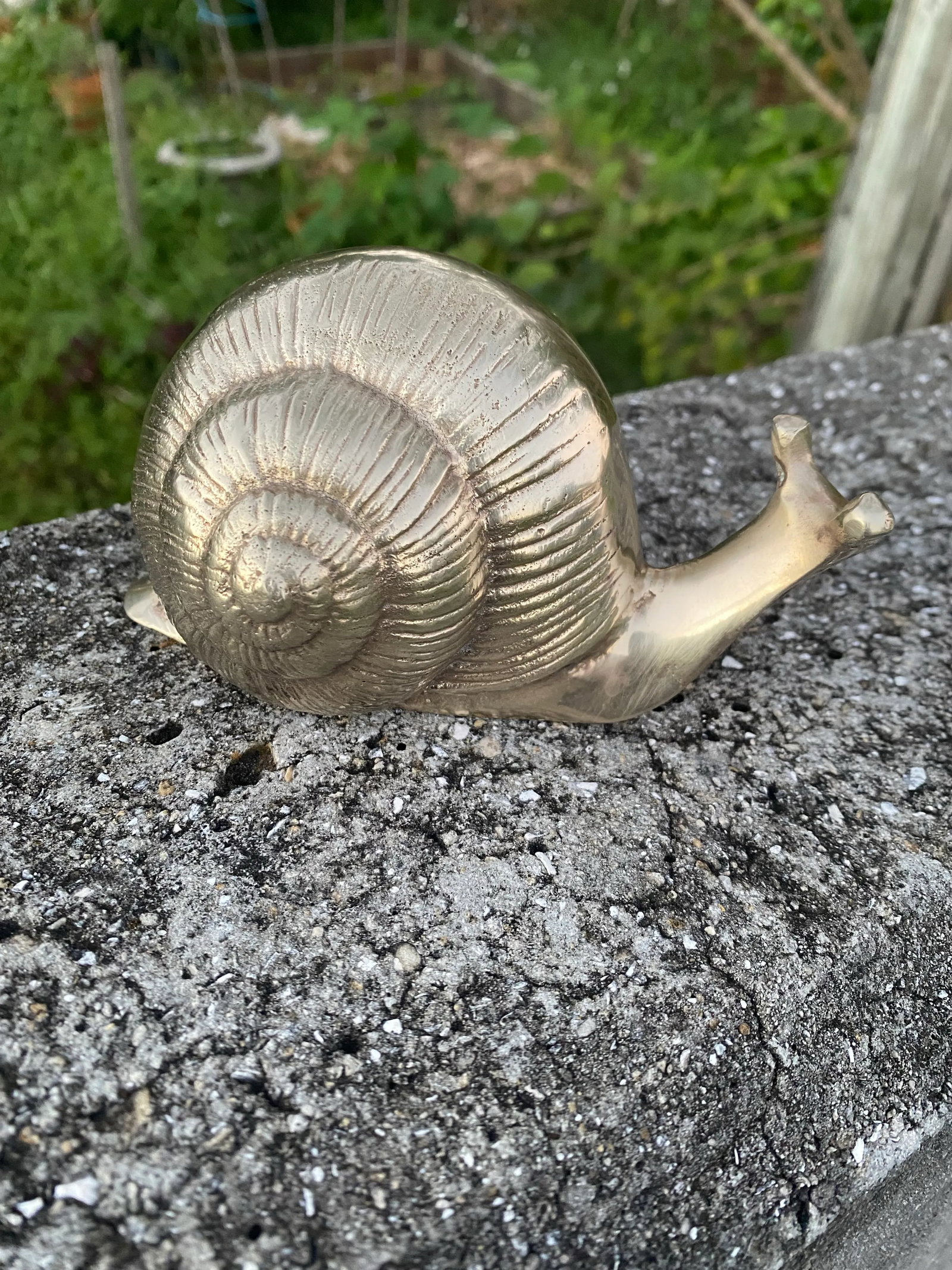 Vintage Brass Snail - 4