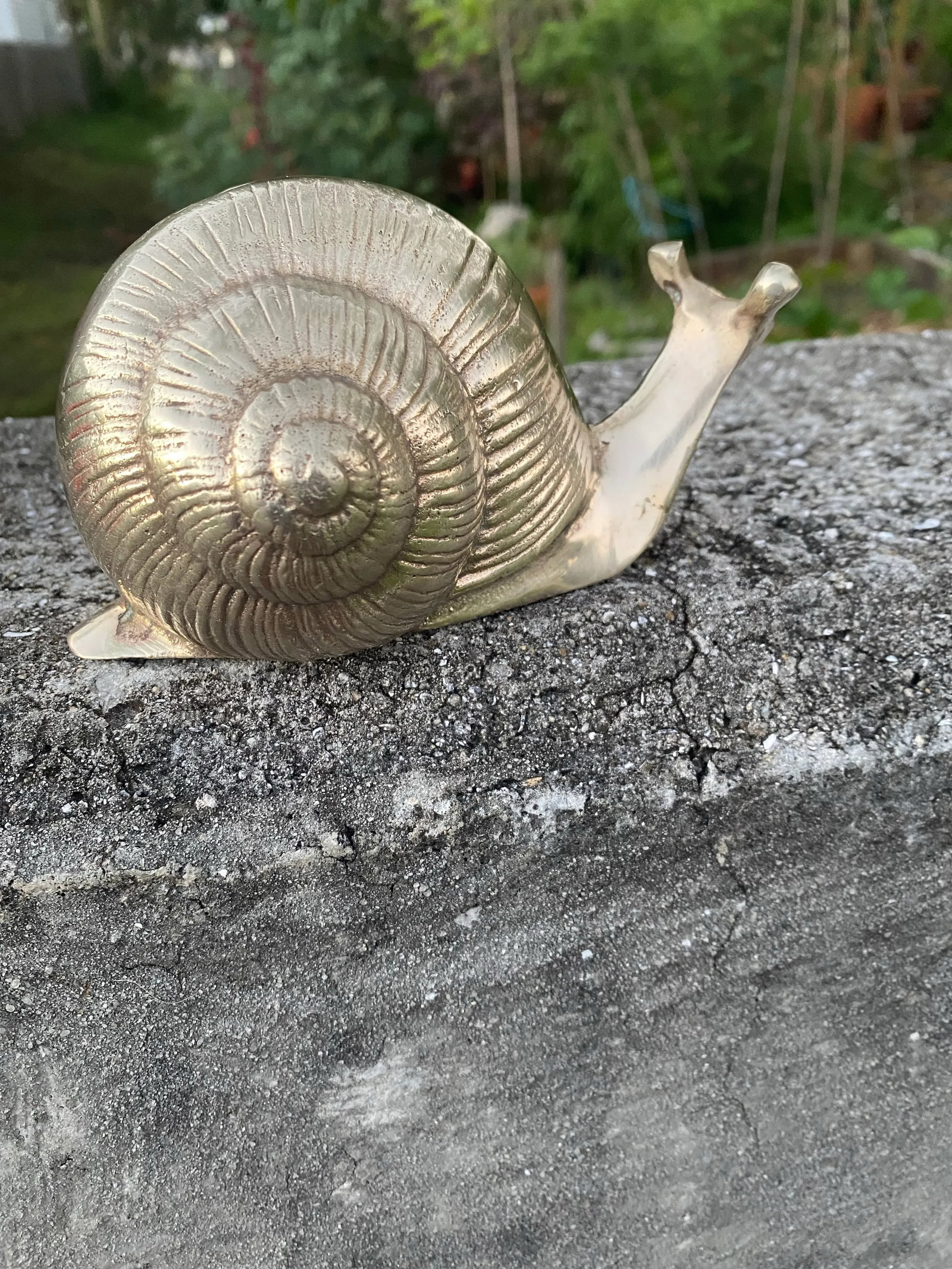 Vintage Brass Snail - 7