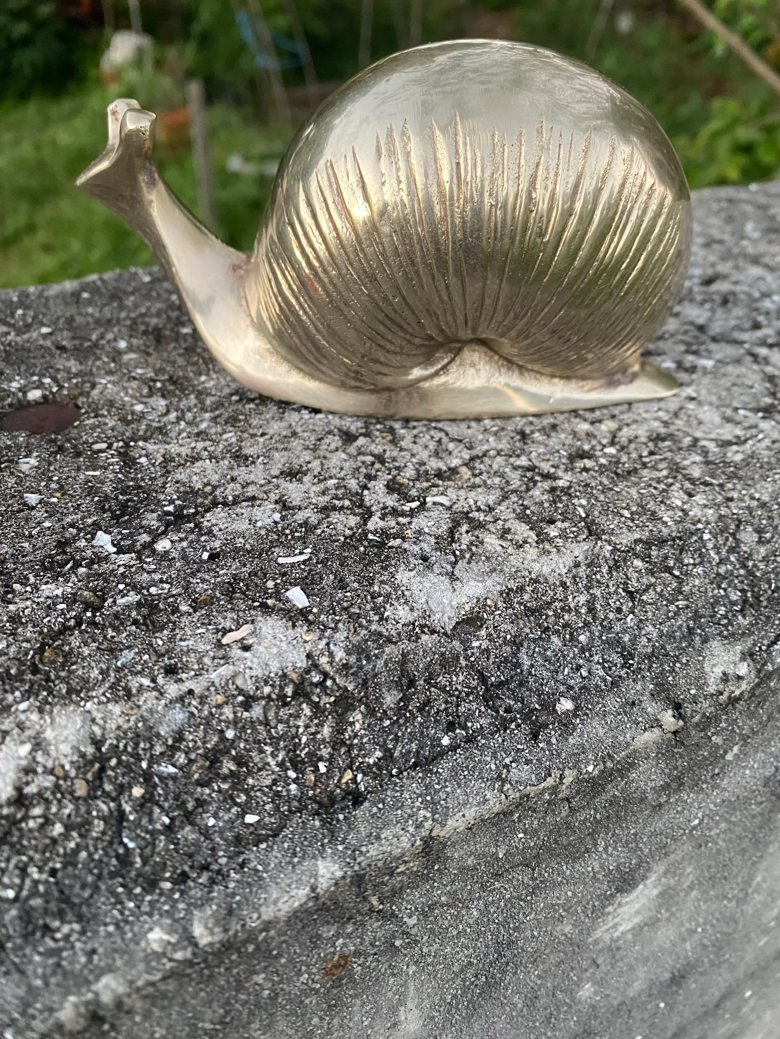Vintage Brass Snail - 8