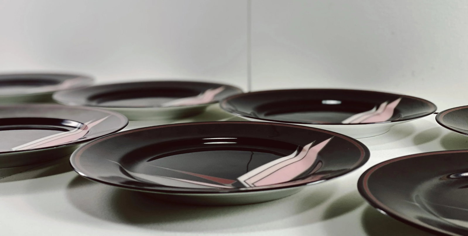 1980s 'Oiseau De Paradis' Plates by Fitz & Floyd - Set of 8 - 11