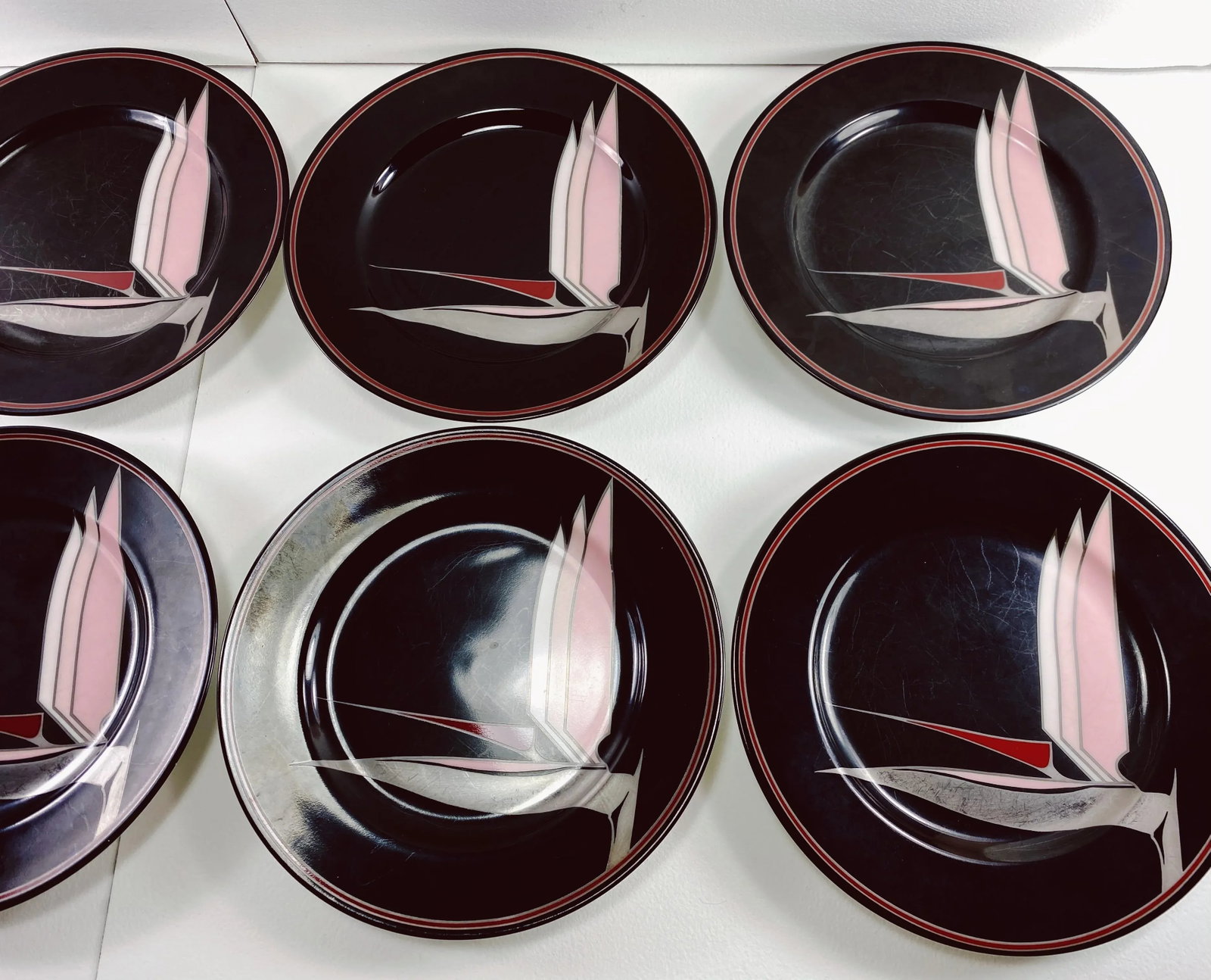 1980s 'Oiseau De Paradis' Plates by Fitz & Floyd - Set of 8 - 7
