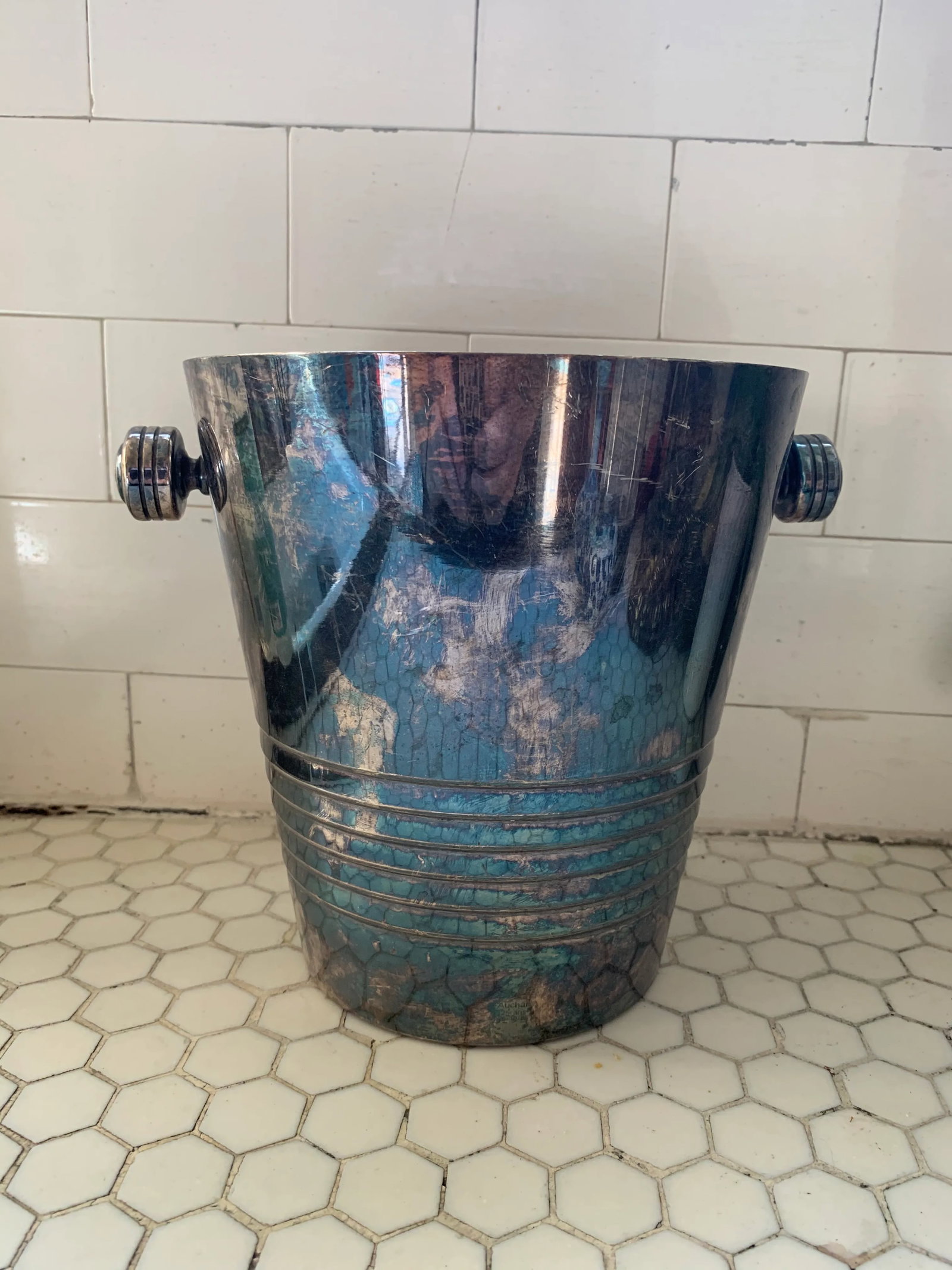 French Silver-Plate Champagne Bucket - 11