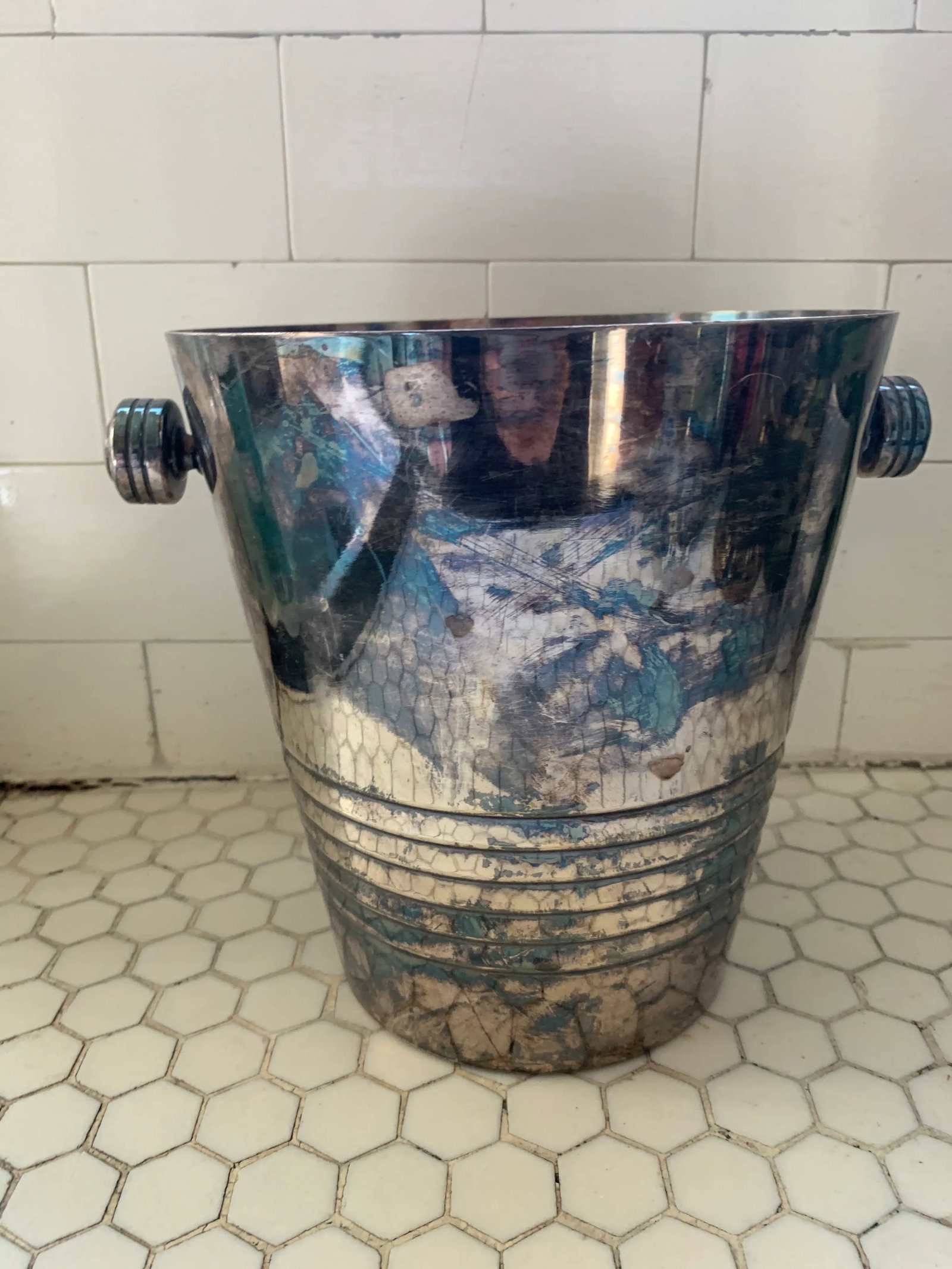 French Silver-Plate Champagne Bucket - 2