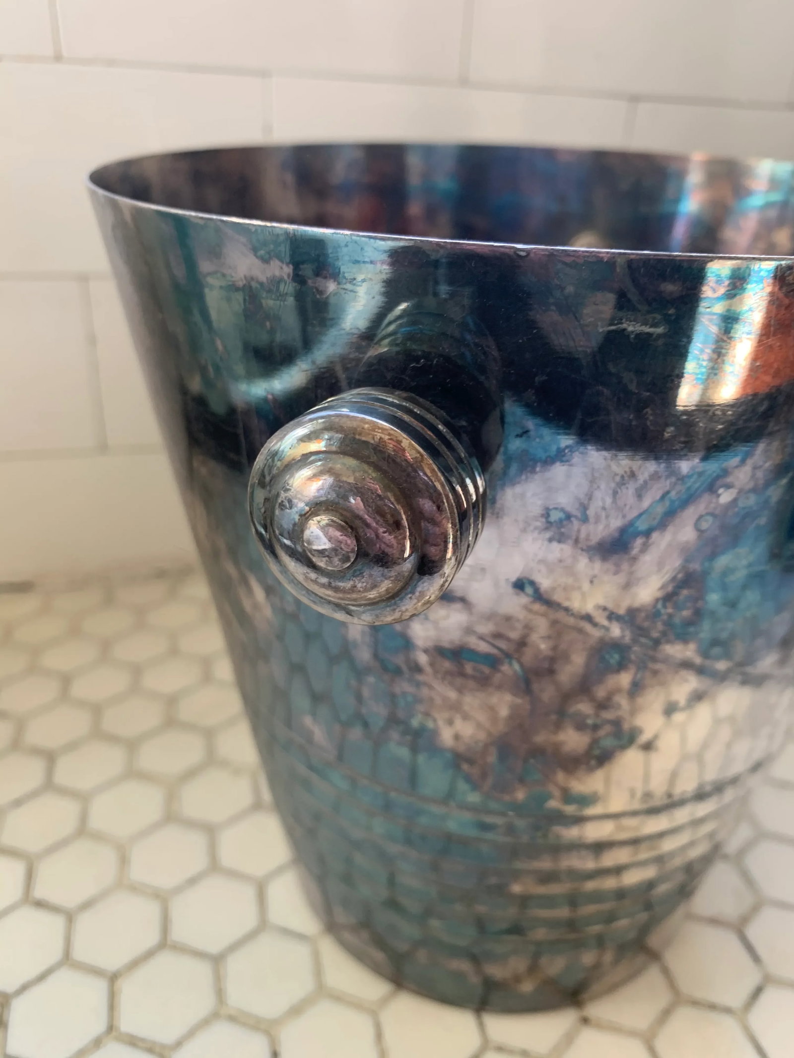 French Silver-Plate Champagne Bucket - 9