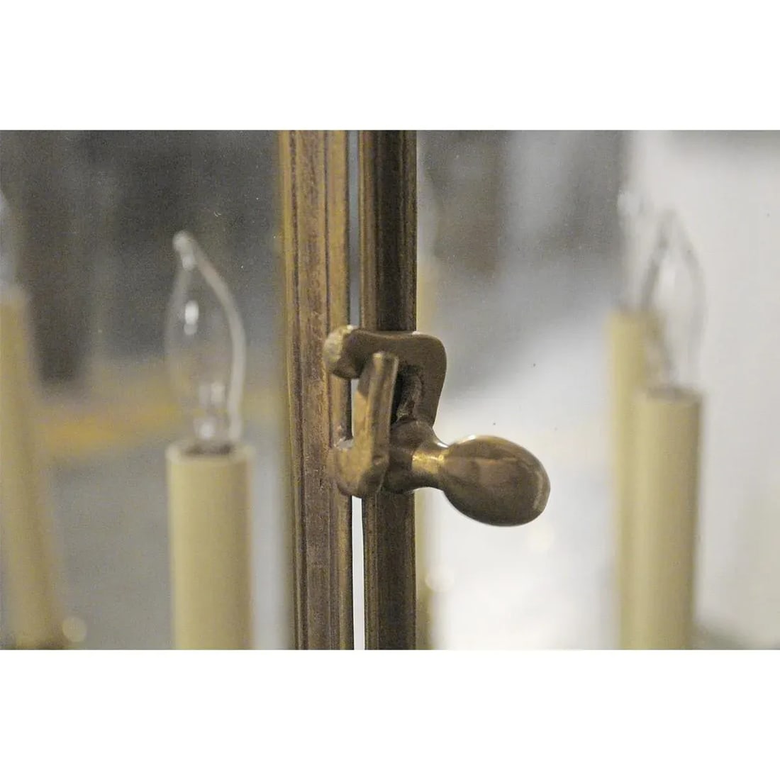 Large Louis XV Style Bronze Dore Lantern - 5