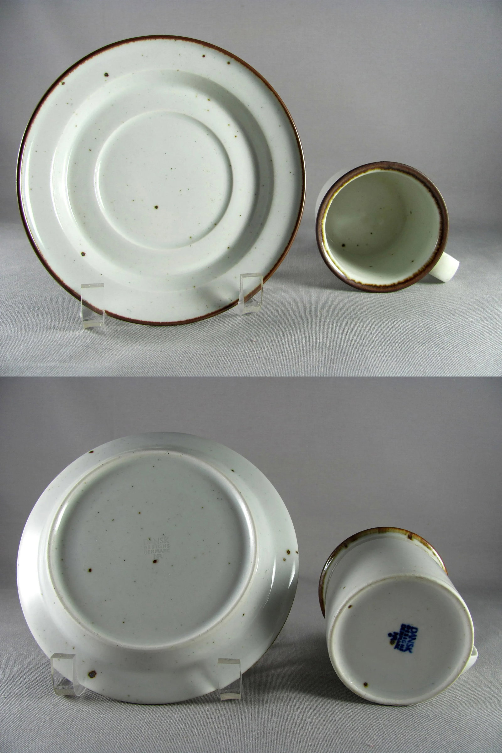 Niels Refsgaard for Dansk Brown Mist Service for 8 Dinnerware Set - 48 Piece - 12