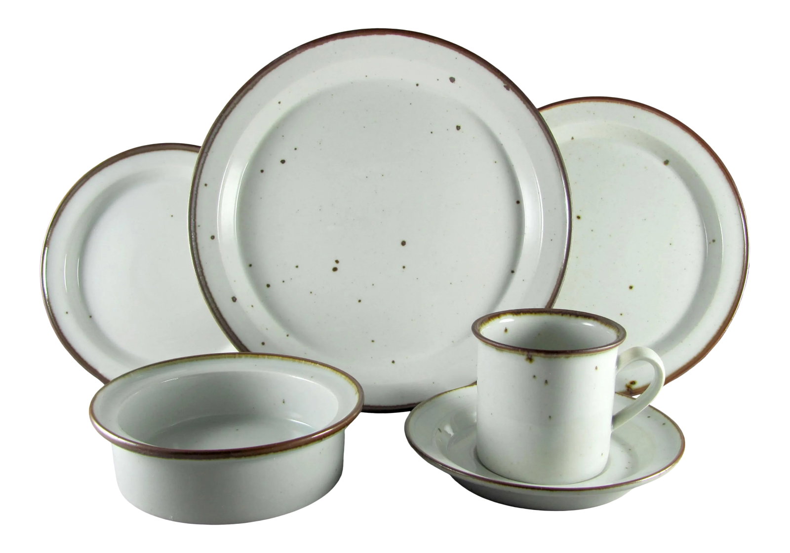 Niels Refsgaard for Dansk Brown Mist Service for 8 Dinnerware Set - 48 Piece (1 of 13)