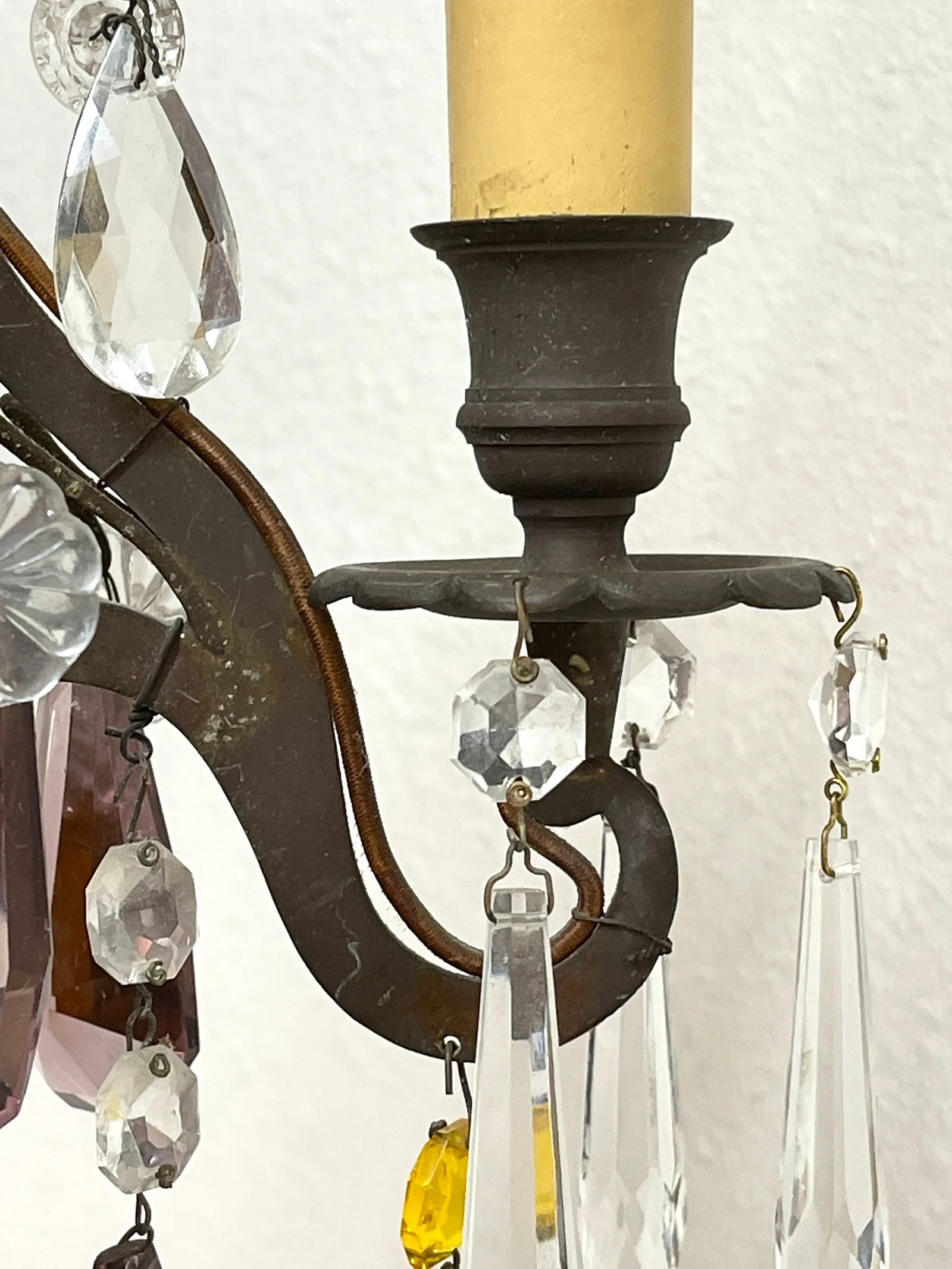 Vintage Chandelier With Murano Glass Fruit - 3