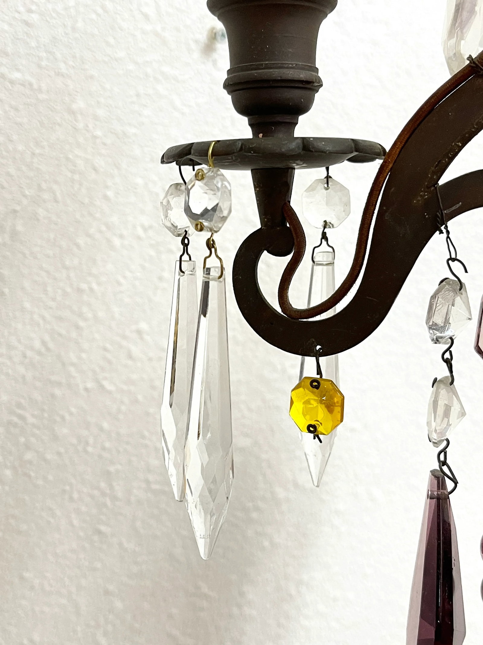 Vintage Chandelier With Murano Glass Fruit - 4