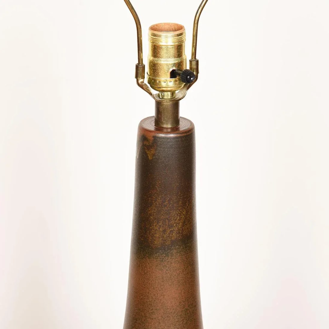 Mid Century Modern Pottery Table Lamp by Bostlund - 2