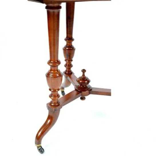 Antique English Round Walnut Garden Planter - 10