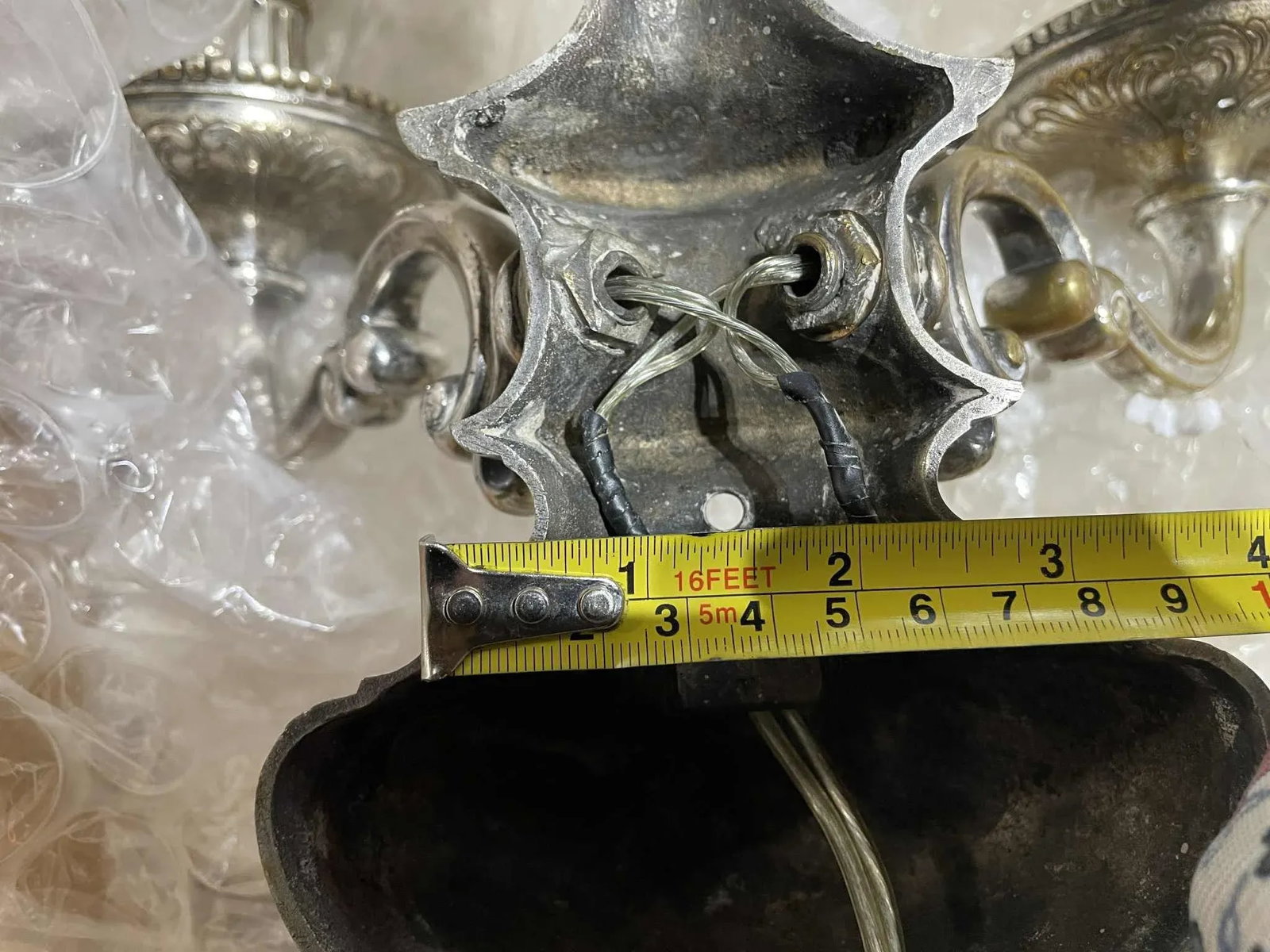 Early 20th Century Sterling Bronze Co Ef Caldwell Style Silvered Bronze Sconces - a Pair - 10