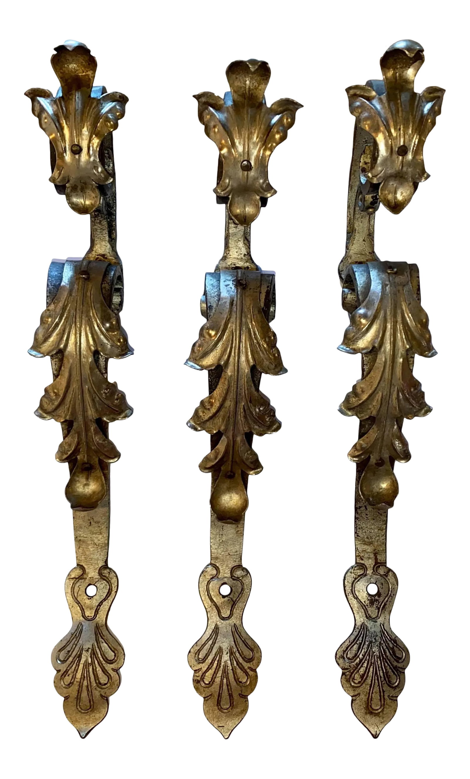 1930s Curtain Rod Brackets - Set of 3 (1 of 7)