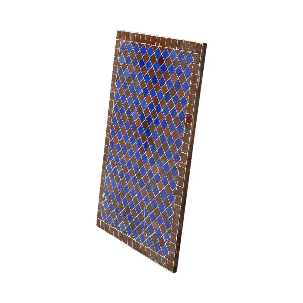 Moroccan Ceramic Tile Rectangle Table Top - 2