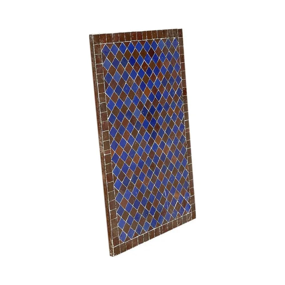 Moroccan Ceramic Tile Rectangle Table Top - 3