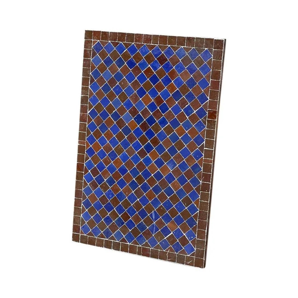 Moroccan Ceramic Tile Rectangle Table Top - 5