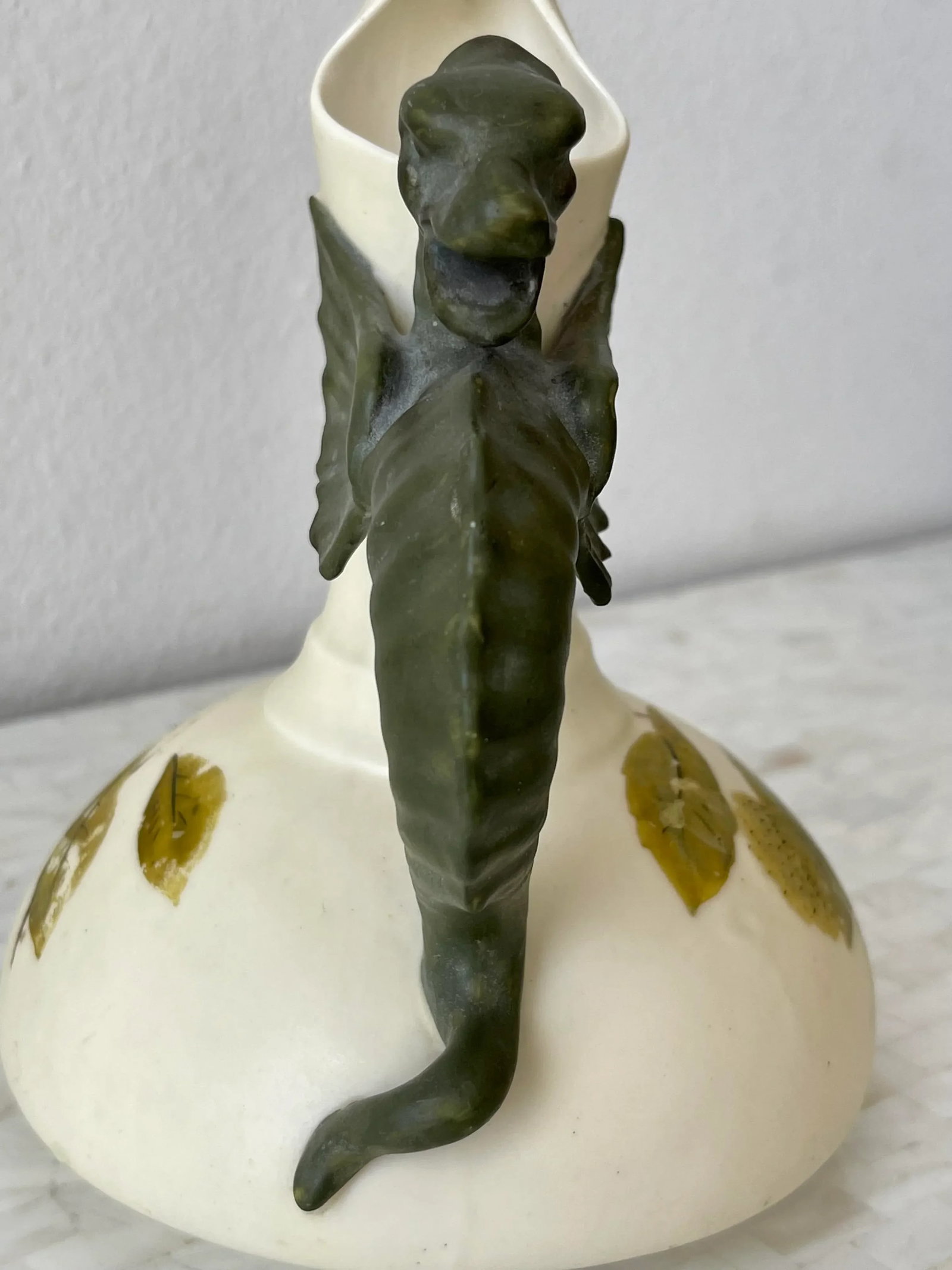 19th Century Victorian English Porcelain Dragon Ewer by Royal Worcester - 3