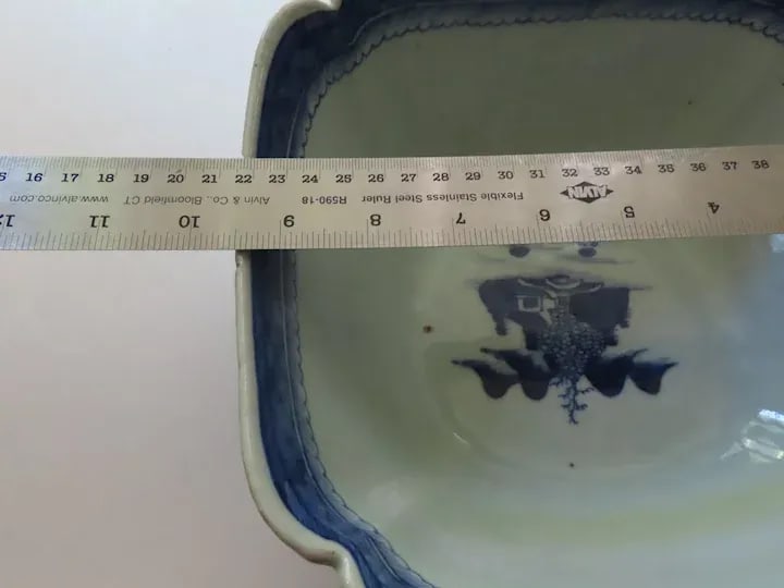 Chinese Export Blue and White Canton Bowl - 4