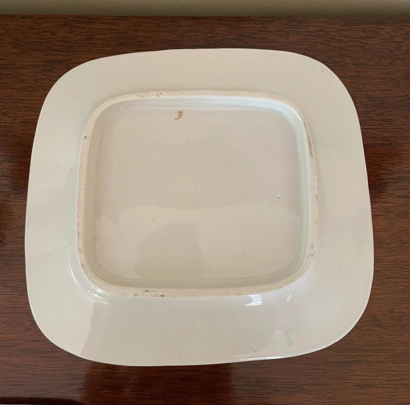 Antique Late 19th Century French Porcelain Sardine Box on Tray - 4