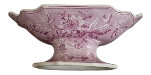 Antique English Purple Pink Compote Dish (1 of 7)