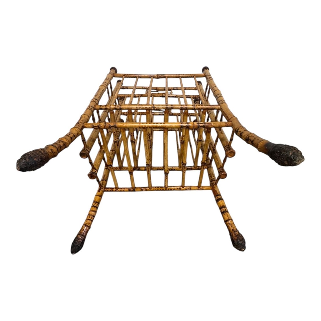 Victorian Aesthetic Movement Faux Bamboo Magazine Stand - 4
