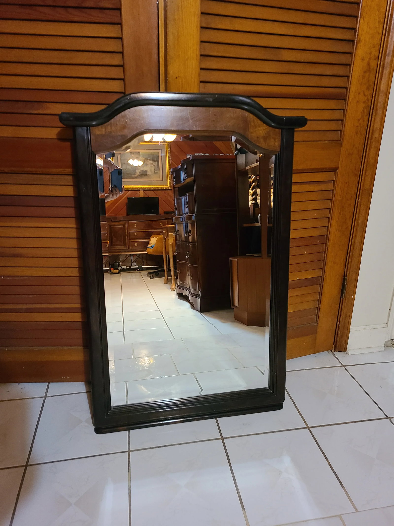 Vintage Broyhill Premier Asian Chinoiserie Ming Dynasty Wall Mirror - 12