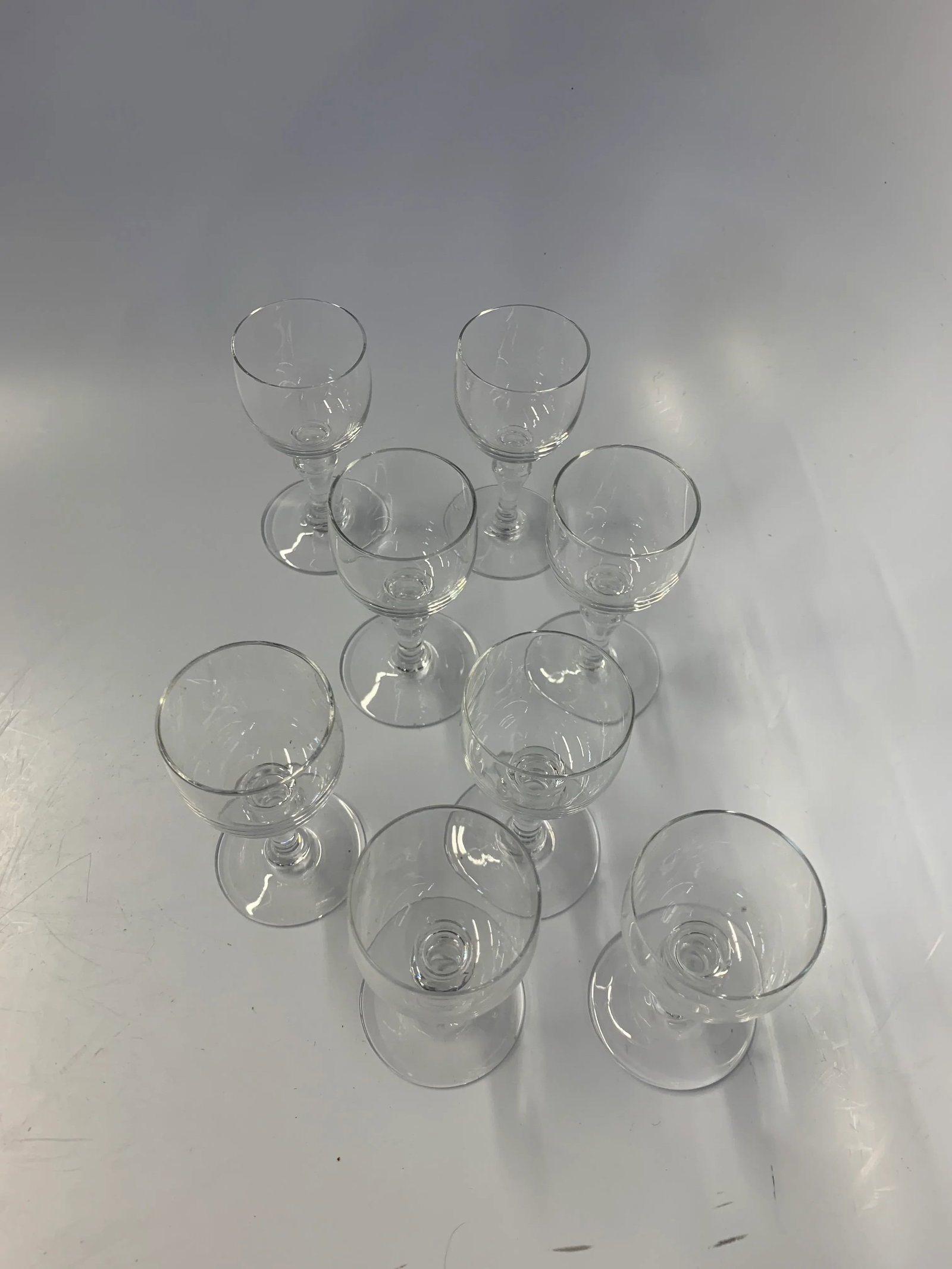 1960s Baccarat Cordial Liquor Shot Glasses - Set of 8 - 2