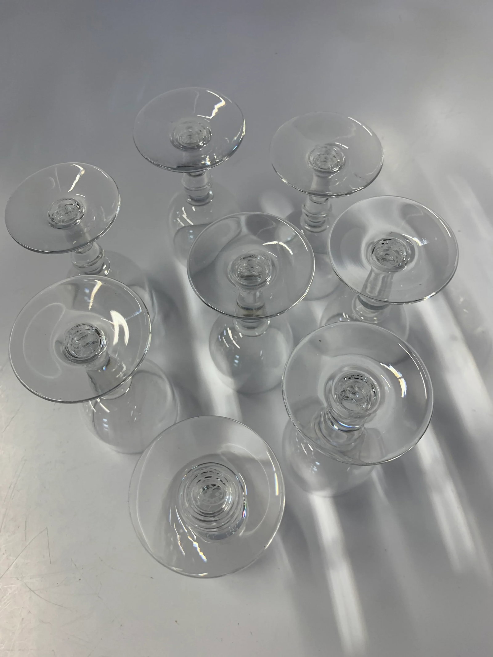 1960s Baccarat Cordial Liquor Shot Glasses - Set of 8 - 3