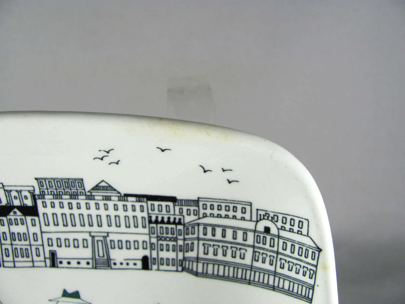 1960s Raija Uosikkinen for Arabia of Finland Kauppatori Appetizer Wall Plate Dish - Set of 4 - 11
