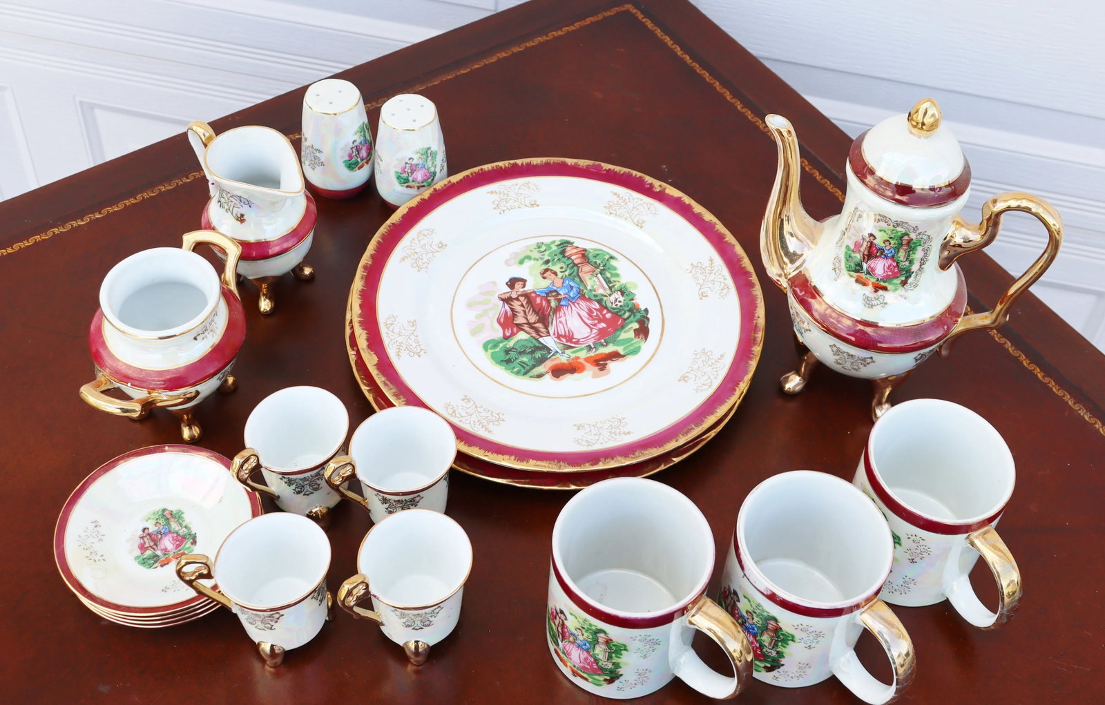 1960s Imperial Chekoslavakia Demitasse Tea Set, 20 Pieces - 3