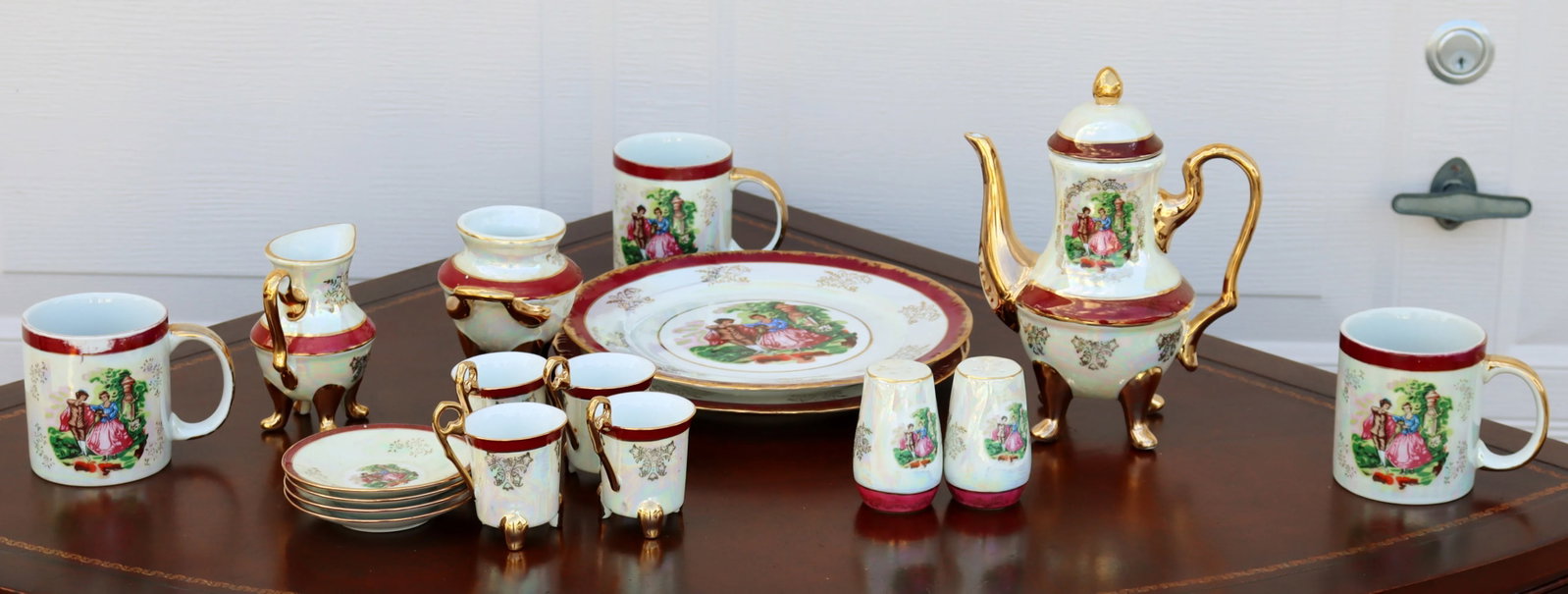1960s Imperial Chekoslavakia Demitasse Tea Set, 20 Pieces - 6