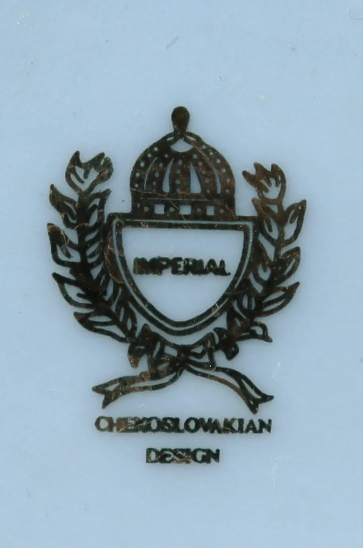 1960s Imperial Chekoslavakia Demitasse Tea Set, 20 Pieces - 7