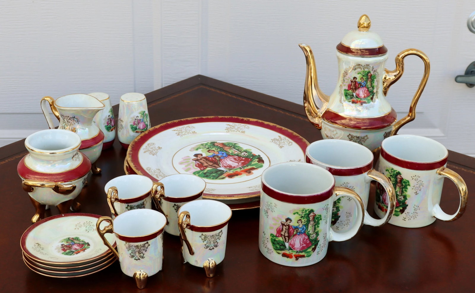 1960s Imperial Chekoslavakia Demitasse Tea Set, 20 Pieces - 8