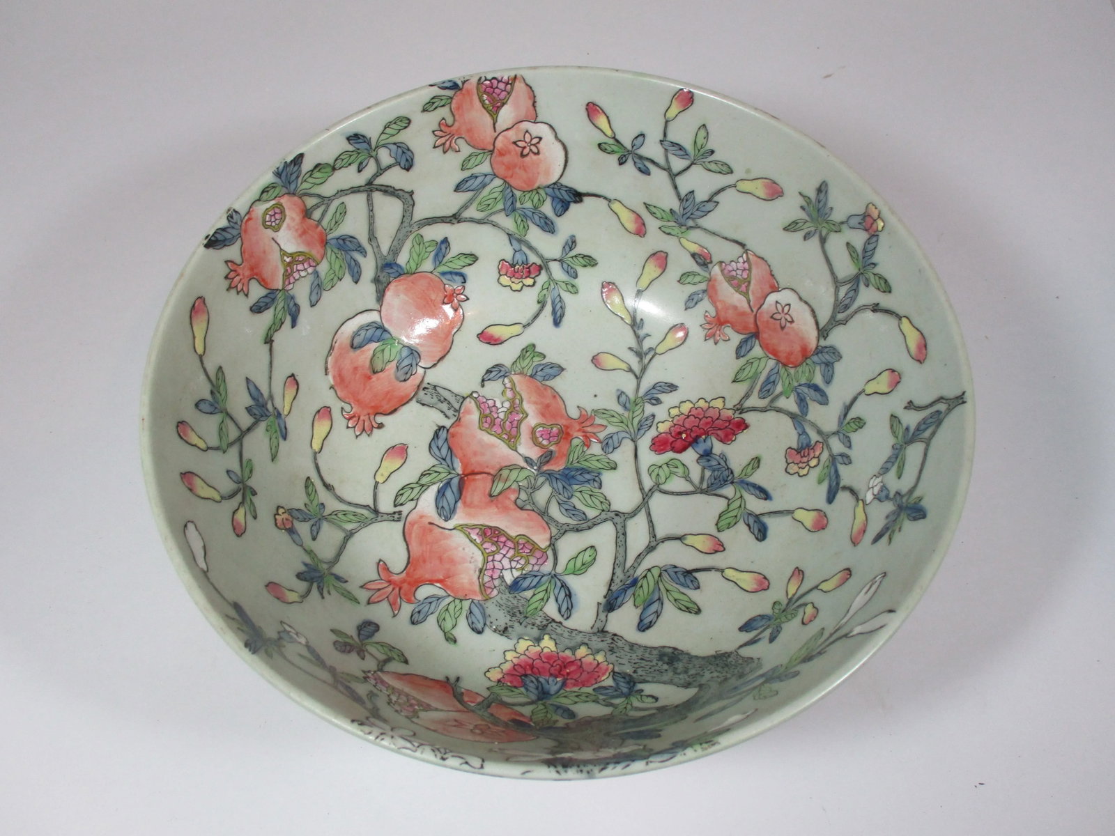 Vintage 1980s Chinese Pomegranate Bowl - 3