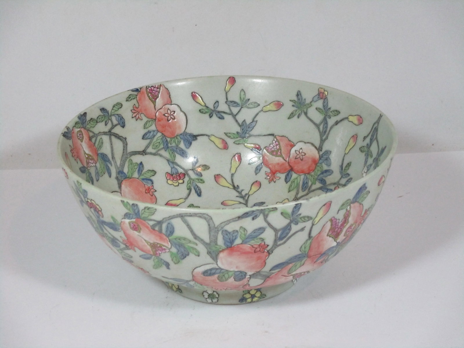 Vintage 1980s Chinese Pomegranate Bowl - 4